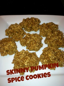 skinny pumpkin cookies